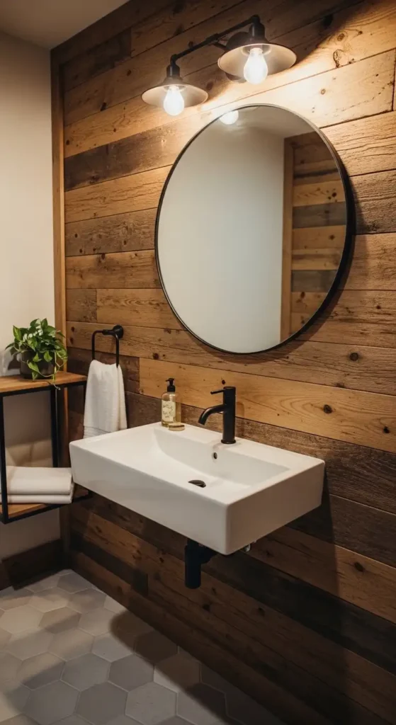 rustic-wood-paneling-with-modern-fixtures