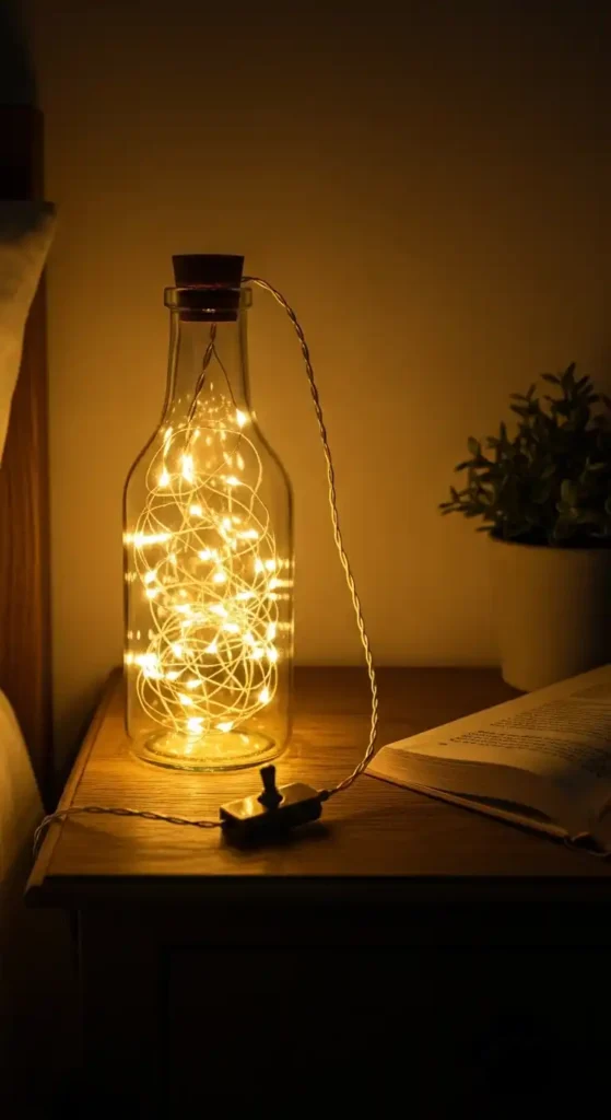 fairy-lights-in-glass-bottles