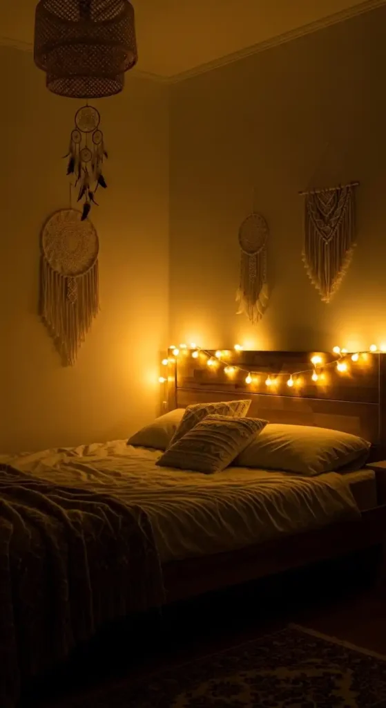 string-lights-around-the-headboard