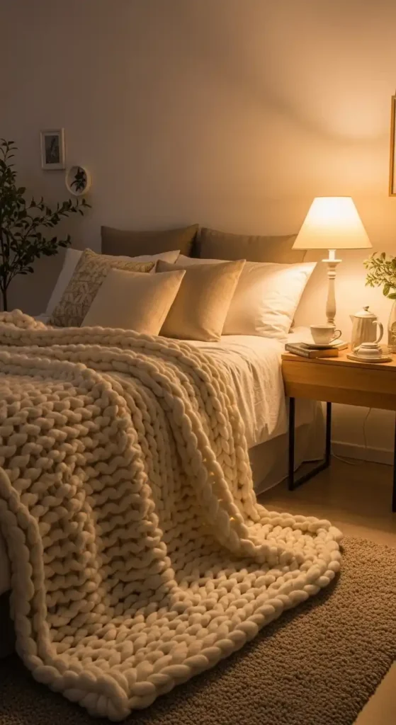 chunky-knit-blanket