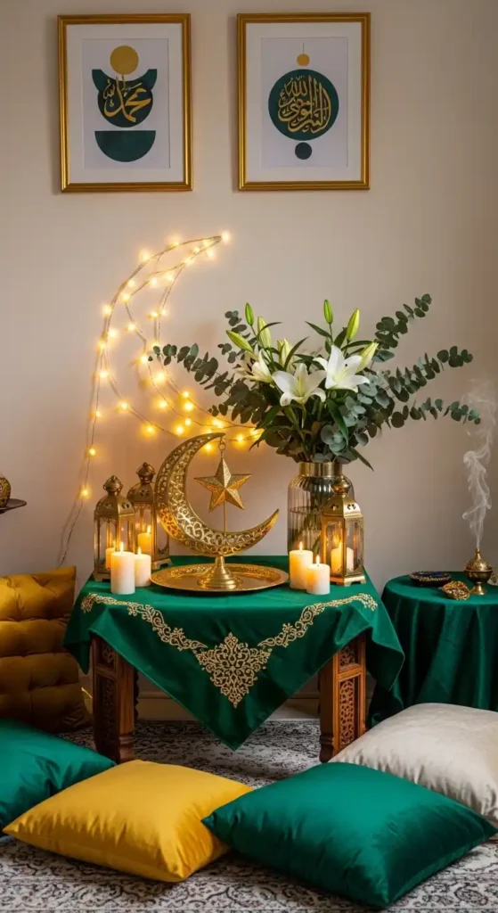 create-an-eid-corner-as-part-of-your-diy-eid-mubarak-decoration-ideas