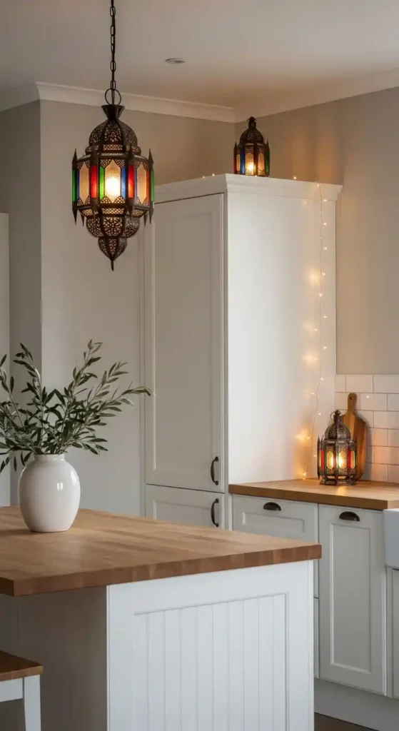 moroccan-lantern-pendant-lights-for-ramadan-kitchen-decor