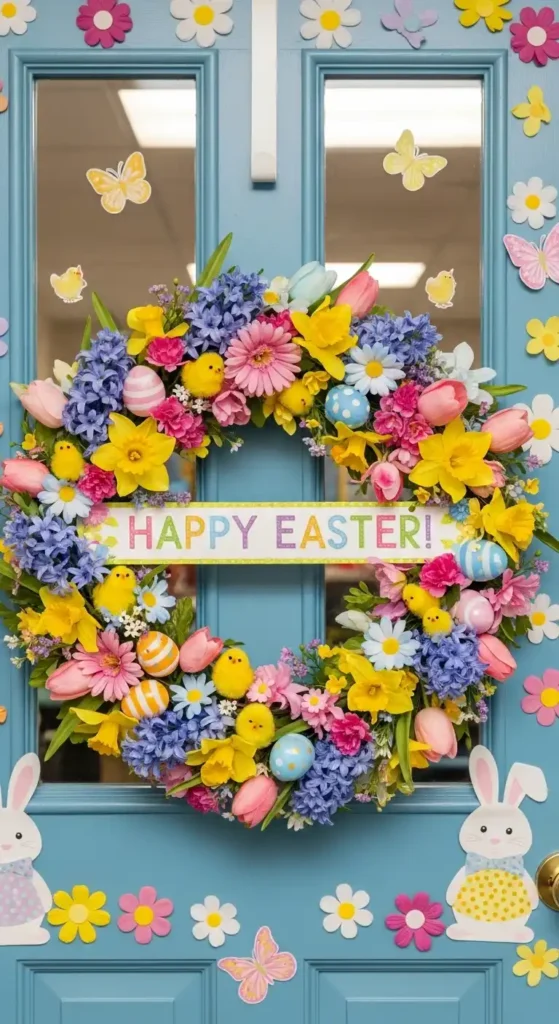 floral-wreath-door