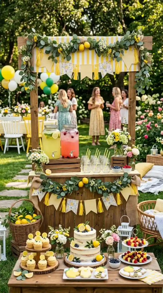 lemonade-stand-baby-shower-theme