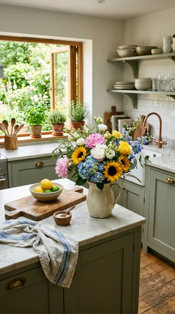 put-fresh-flowers-on-the-kitchen-counter.