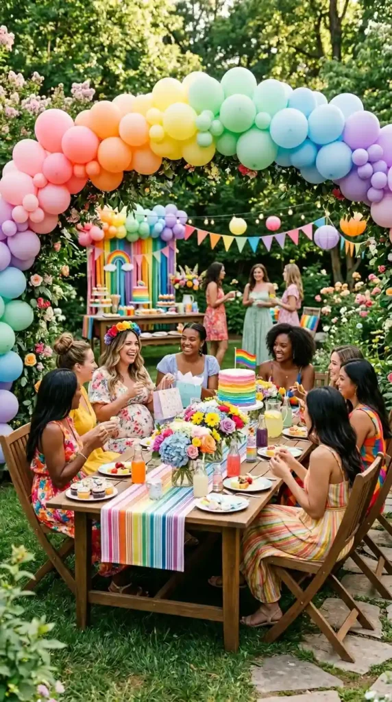 rainbow-summer-baby-shower-theme