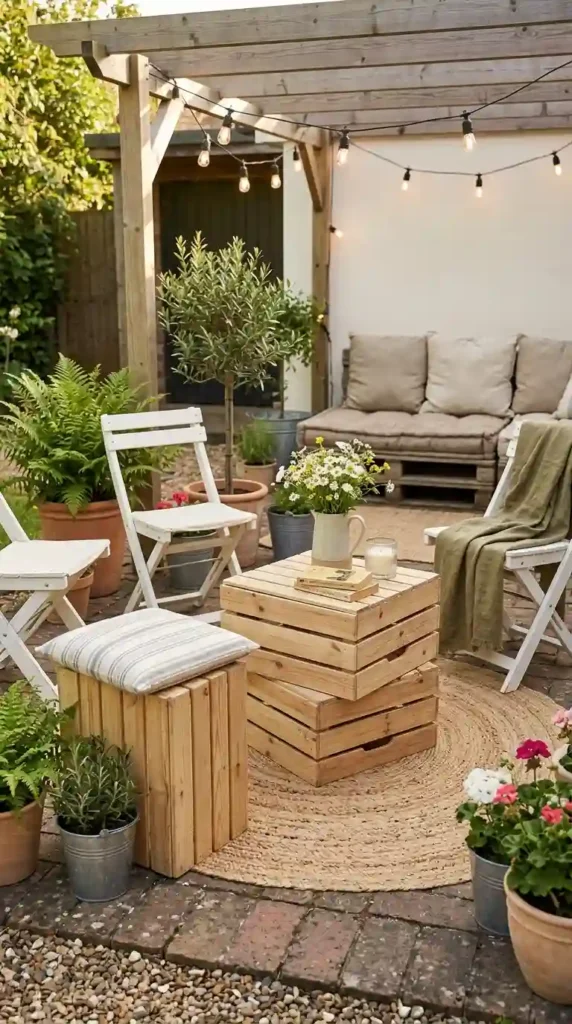 wooden-crates-for-casual-seating-tables